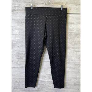 LOFT Outlet‎ Leggings Womens Medium Polka Dot Stretch Slim Yoga Pants 413611